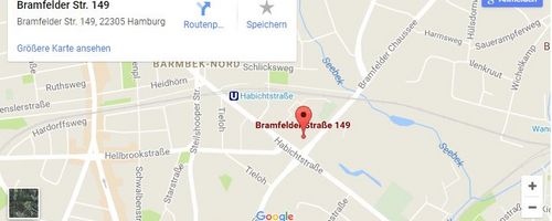Google Maps: StandortHamburg-Barmbek